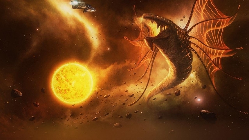 Dragon And Sun Wallpaper Stellaris