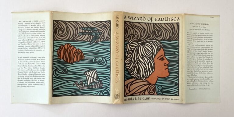 A Wizard of Earthsea by Ursula K. Le Guin, 1968 book cover.