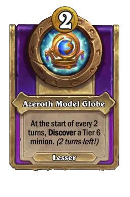 Azeroth Model Globe lesser