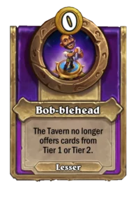 Bob bluhead lesser trinket