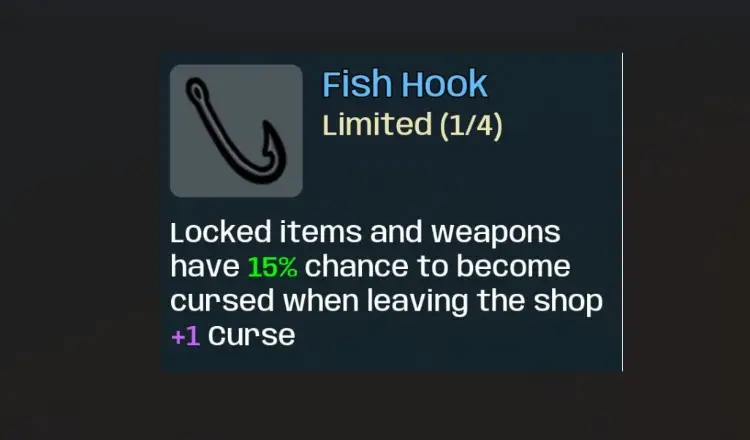 Brotato Fish Hook item.