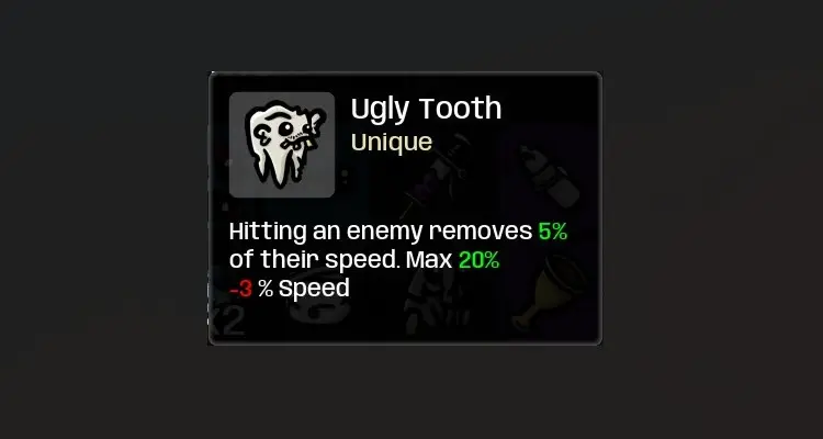 Brotato Ugly Tooth item.