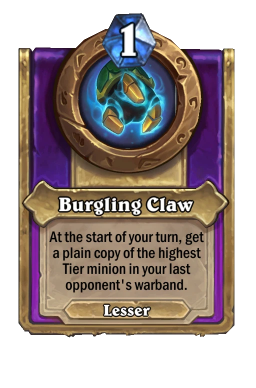 Burgling Claw