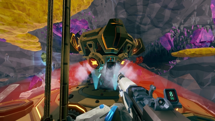 the start of the Caretaker Fight in Deep Rock Galactic