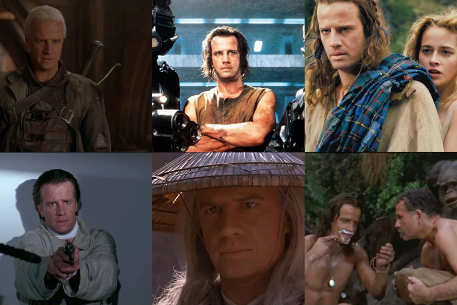 Christopher Lambert movies collage