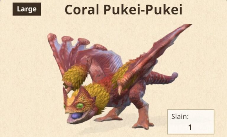 Monster Hunter Now: Coral Pukei-Pukei