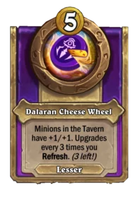 Dalaran Cheese Wheel (lesser trinket)