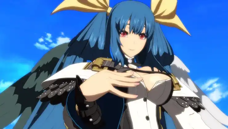 Dizzy one of the cutest blue hair guilty gear characters