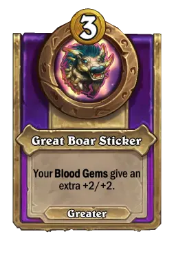 Great Boar Sticker