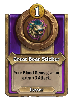 Great Boar Sticker