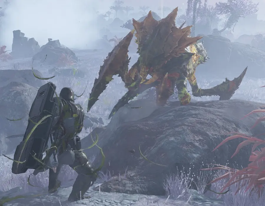 Melee in Helldivers 2.