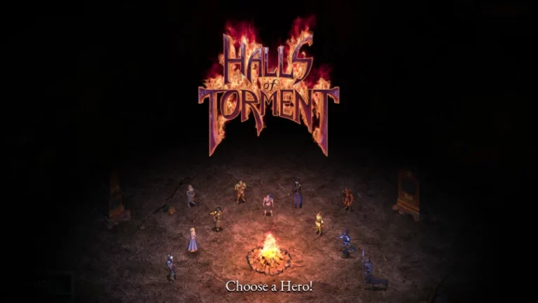 Halls of Torment All Characters guide - All heroes at the campfire.