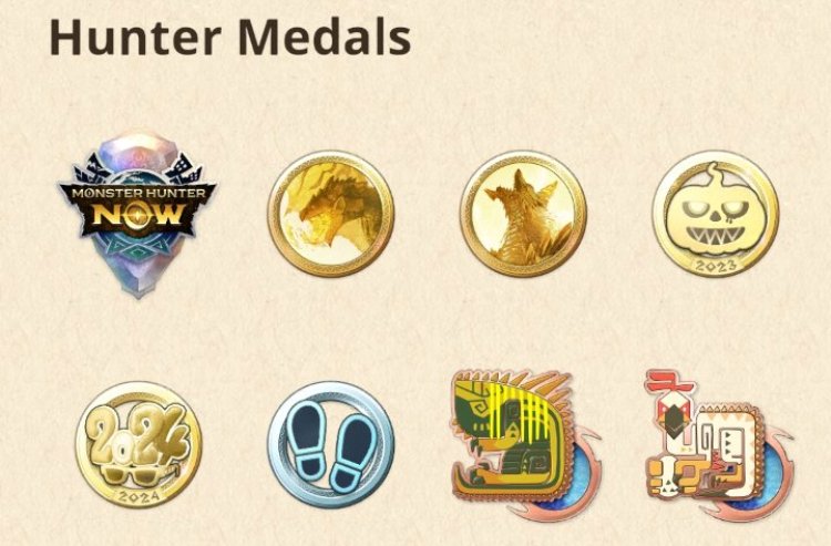 Hunter medals Monster Hunter Now