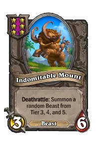 indomitable mount