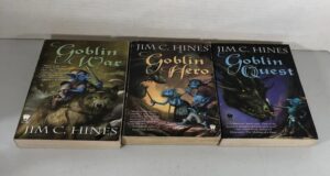 Jug the Goblin trilogy - Goblin Quest, Goblin Hero, Goblin War - by Jim C. Hines