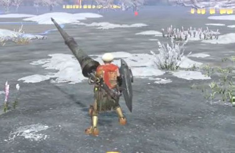 Monster Hunter Now Lance and Shield Stance