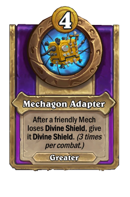 Mechagon adapter