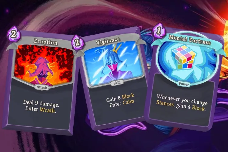 slay the spire watcher stance cards