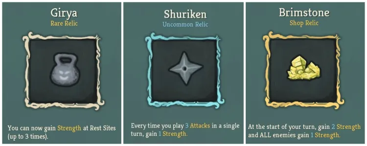 slay the spire strength relics