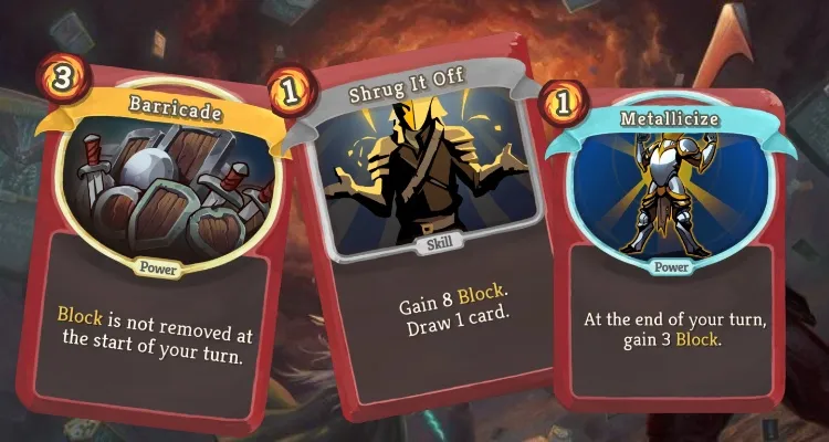 slay the spire block cards 