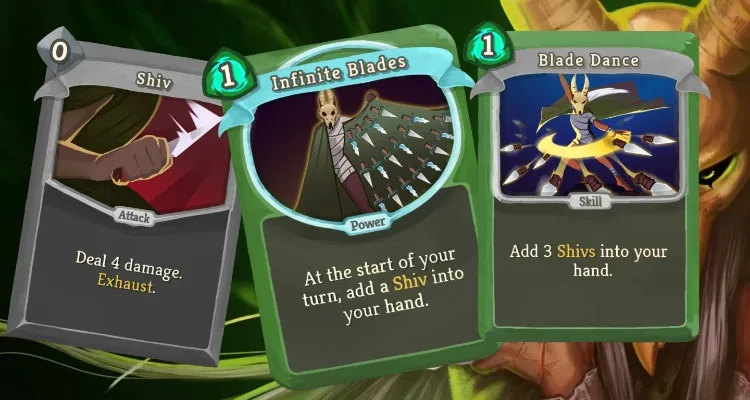 slay the spire silent shiv cards