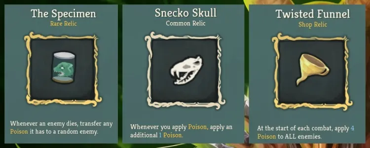 sts poison relics