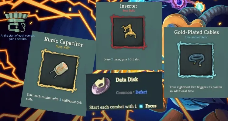 slay the spire defect relics