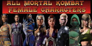 All mortal kombat femela characters aka all girls from mortal kombat