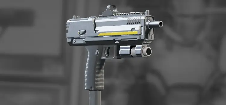 Secondary weapon in Helldivers 2, the P-19 Redeemer.