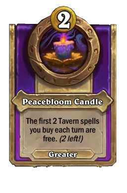 Peacbloom Candle