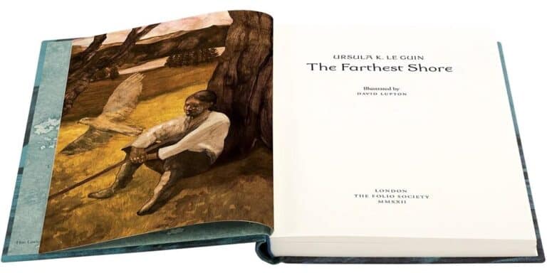 The Farthest Shore by Ursula K. Le Guin published by Folio Society and illustrated by David Lupton