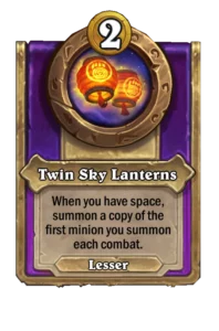 Twin Sky Lanterns