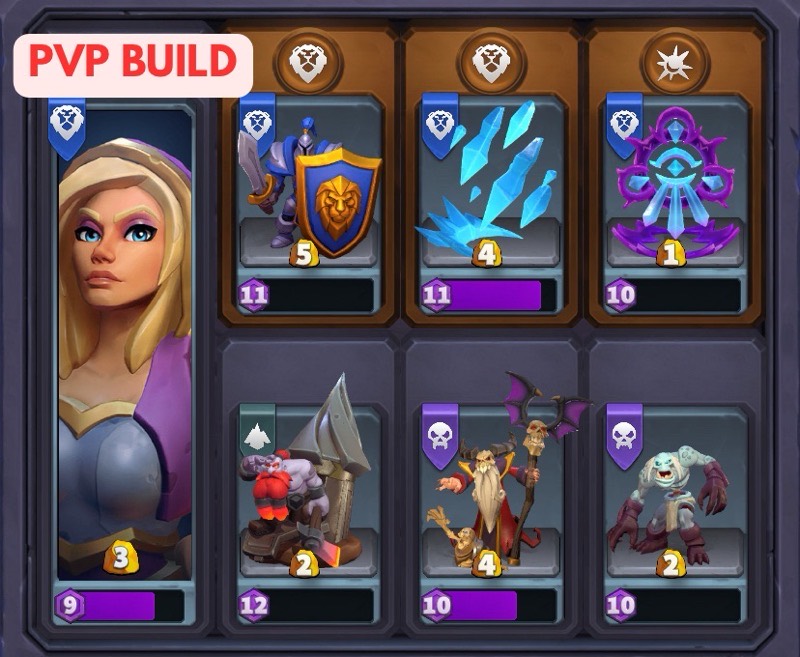 Warcraft Rumble pvp builds - jaina proudmore