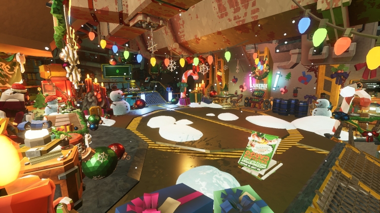 Yuletide event in Deep Rock Galactic Decorated Spacerig