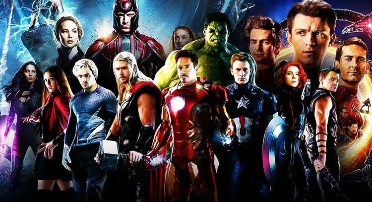 Superheroes all marvel