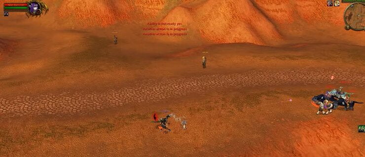 Aliance patrol in Barrens