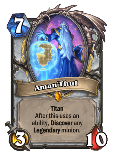 Aman'Thul Hearthstone Titans