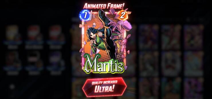 Mantis upgraded to tier 4, Marvel Snap