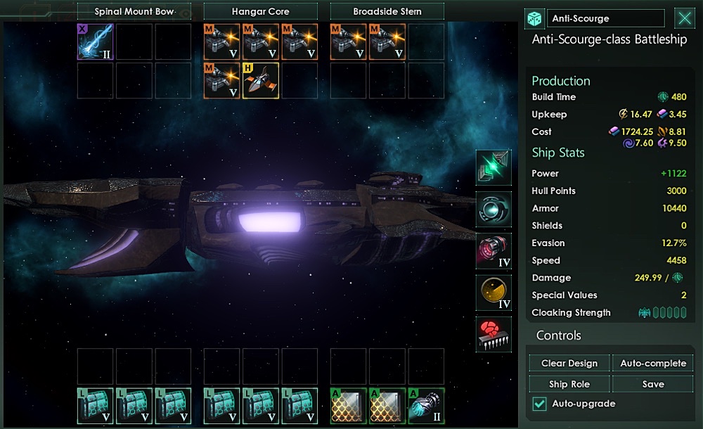 stellaris ship design for Prethoryn Scourge