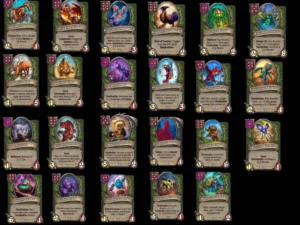 Beast tribe shown all minions in one picture - season 10 of HS BG