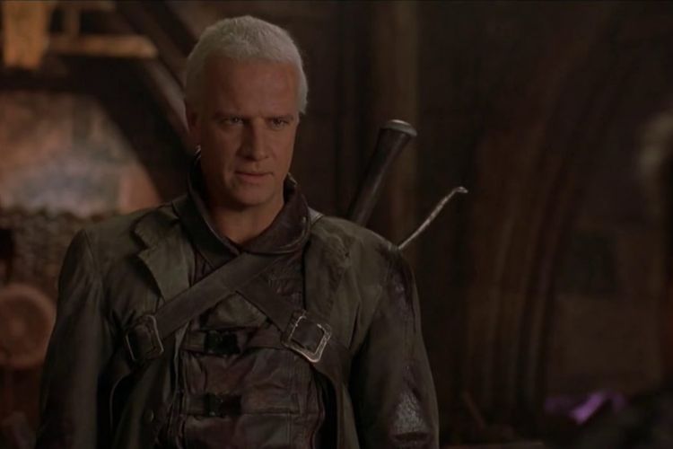 Christopher Lambert in a movie Beowulf