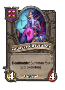 Cadever caretaker minion Undeads