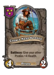 Crows nest sentry