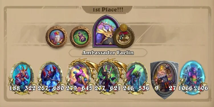 Full Demon build shown in Season 8 of HS BG