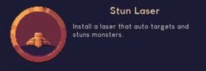 dome keeper stun laser