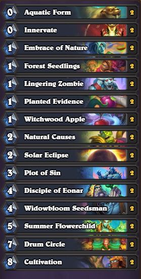 Drum Druid Hearthstone Meta deck