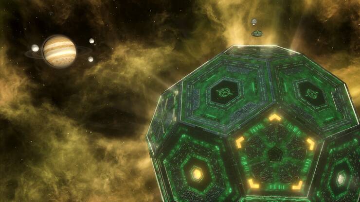Stellaris Dyson Sphere image from the game