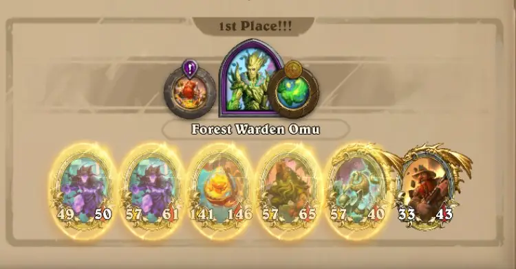 Elemementals build in Hearthstone Battlegrounds season 11