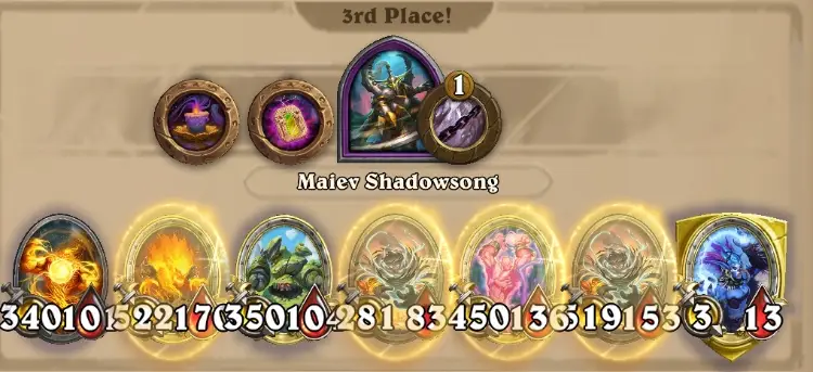 Elemental build in Season 10 of HS BG