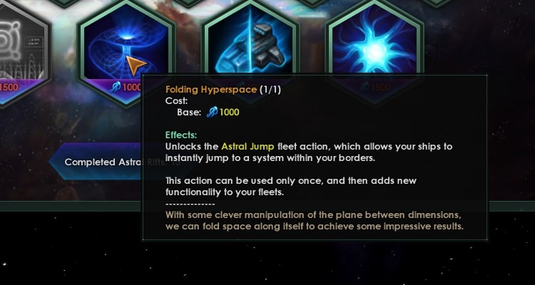 stellaris Folding Hyperspace astral action